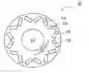 Fig. 01 - Rotor having magnets secured with plates and insulation in magnet holes