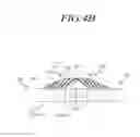 Fig. 06 - Frame-type optical member with optical fiber and multi-panel display device with same