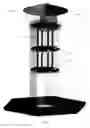 Fig. 02 - COVERT ROOFTOP VENT ENCLOSURE AND ADJUSTABLE MULTI-TIERED RACK FOR ELECTRONIC SURVEILLANCE EQUIPMENT