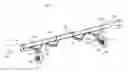 Fig. 01 - Draper header for harvester providing floatation to gauge wheels