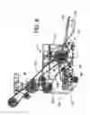 Fig. 10 - Weed seed destruction for a combine harvester with a transfer member across a rear edge of the combine sieve