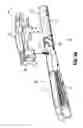 Fig. 28 - Surgical stapler with small diameter endoscopic portion
