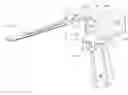 Fig. 01 - Surgical blade assembly including a static guide bar and an oscillating blade