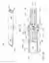 Fig. 16 - Surgical blade assembly including a static guide bar and an oscillating blade