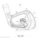 Fig. 13 - Golf club having an elastomer element for ball speed control