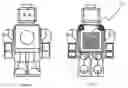 Fig. 01 - Building block toy figurine and system