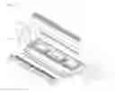 Fig. 09 - Razor cartridge having a blade housing with slits receiving clips for securing razor blades