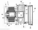 Fig. 01 - Electrohydraulic motor vehicle control device comprising a hydraulic unit comprising electric components for actuating an electric motor arranged on a second circuit board embodied redundantly in two parts wherein the two parts define at least a part of an opening through which a pressure source extends