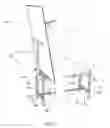 Fig. 02 - Padded bench assembly with height adjustable easel and ridged surface for improved canvas support