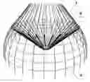 Fig. 01 - Self-supporting three-dimension prestressed structure, method and device for its construction