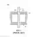 Fig. 02 - Probe card device and rectangular probe thereof having ring-shaped branch segment