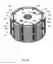 Fig. 27 - Rotor core, rotor and motor