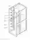 Fig. 01 - Vertical mounting rail with cable management features