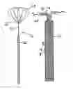 Fig. 01 - Device for the deployment of a system of guide wires within a cardiac chamber for implanting a prosthetic heart valve