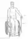 Fig. 01 - Reciprocating drive motion wheelchair