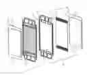 Fig. 01 - FUEL-CELL PLATE AND FLOW STRUCTURE DESIGNS