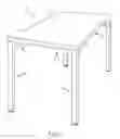 Fig. 02 - Leg latching device for a table, and a table incorporating same