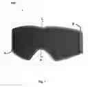 Fig. 02 - Electrically conductive laminated lens for eyewear and frame assembly therefor