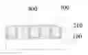 Fig. 01 - Ink jet printing first and second materials to form a pixel defining layer having groove