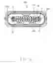 Fig. 13 - ELECTRICAL CONNECTOR HAVING UPPER GROUND CONTACT SOLDERED TO LOWER GROUND CONTACT DURING A MOLDING OPERATION