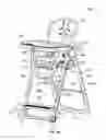 Fig. 02 - System, apparatus, and method for a convertible child high-chair and step stool