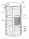 Fig. 01 - Cylindrical wall for filtering solid particles in a fluid