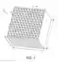 Fig. 02 - Tiled retroreflector with multi-stage dicing
