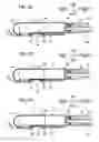 Fig. 17 - Suturing device provided with needle for holding first thread-like member and shuttle for holding second thread-like member