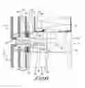 Fig. 07 - Curtain wall with a wall element with a frame with a compartment for a wing or the like and method for replacing an infill element in a curtain wall