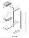 Fig. 09 - Curtain wall with a wall element with a frame with a compartment for a wing or the like and method for replacing an infill element in a curtain wall