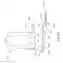 Fig. 22 - Cable management assembly
