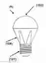 Fig. 01 - LED lamp structure for the reduction of the environmental microbial load