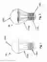 Fig. 02 - LED lamp structure for the reduction of the environmental microbial load