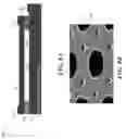 Fig. 09 - MEMS heater or emitter structure for fast heating and cooling cycles