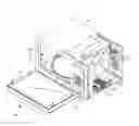 Fig. 01 - Cooking appliance with slidable tray