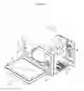 Fig. 02 - Cooking appliance with slidable tray