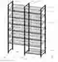 Fig. 13 - In-door cooler rack shelving system
