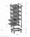 Fig. 17 - In-door cooler rack shelving system