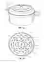 Fig. 11 - Cookware lid with basting projections