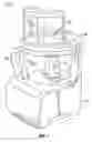 Fig. 02 - Food processor having detachable spring-loaded lid