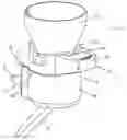 Fig. 01 - Sifter scale attachment for stand mixer