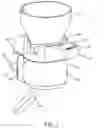 Fig. 02 - Sifter scale attachment for stand mixer