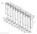 Fig. 01 - Holder/dispenser for multiple stacks of identically-colored zirconia ingots