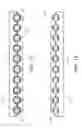Fig. 09 - Holder/dispenser for multiple stacks of identically-colored zirconia ingots