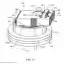 Fig. 41 - Flat-through capacitor mounted in a tombstone position on a hermetic feedthrough for an active implantable medical device