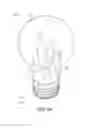 Fig. 05 - LED filament light bulb having different surface roughness filament base layer