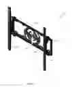 Fig. 02 - Wall mount for screens with an integrated antenna
