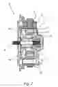 Fig. 03 - Electric drive motor having permanent magnets pushed radially outwardly by a tensioning device