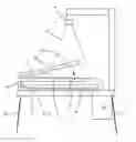 Fig. 01 - Device for fixing a clamping frame to an object or fixing its orientation relative to a motif to be applied to the object
