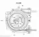 Fig. 13 - Discharge valve operating device, flush water tank device, and flush toilet